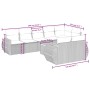 9-piece garden sofa set with beige synthetic rattan cushions by , Garden sets - Ref: Foro24-3257424, Price: 625,19 €, Discoun...