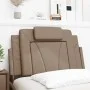 Cappuccino synthetic leather padded bed headboard 80 cm by , Headboards and footboards - Ref: Foro24-374764, Price: 22,22 €, ...