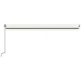 Toldo retráctil manual color crema 500x300 cm de , Toldos - Ref: Foro24-3069137, Precio: 541,16 €, Descuento: %