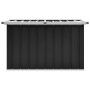 Caja de almacenaje para jardín gris antracita 109x67x65 cm