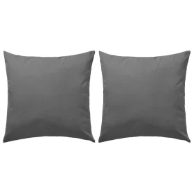 Cojines para exteriores 2 unidades 45x45 cm gris de , Cojines - Ref: Foro24-132302, Precio: 28,74 €, Descuento: %