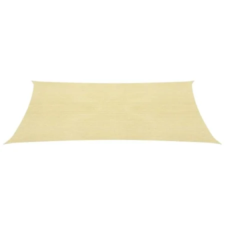 Rectangular HDPE sail shade 4x6 m beige by , Umbrellas - Ref: Foro24-42284, Price: 51,34 €, Discount: %