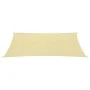 Beige HDPE sail shade 160 g/m² 6x7 m by , Umbrellas - Ref: Foro24-311139, Price: 77,21 €, Discount: %