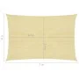 Beige HDPE sail shade 160 g/m² 6x7 m by , Umbrellas - Ref: Foro24-311139, Price: 77,21 €, Discount: %