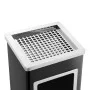 Black steel trash can with ashtray 36 L by vidaXL, Garbage cans and trash cans - Ref: Foro24-51091, Price: 126,97 €, Discount: %