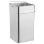 Mülleimer aus schwarzem Stahl mit Aschenbecher 36 L von vidaXL, Mülltonnen und Mülltonnen - Ref: Foro24-51091, Preis: 131,04 ...