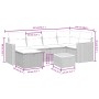 7-piece garden dining set and black synthetic rattan cushions by , Garden sets - Ref: Foro24-3265304, Price: 429,65 €, Discou...