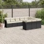 Garden sofa set 10 pieces with black synthetic rattan cushions by , Garden sets - Ref: Foro24-3250055, Price: 585,37 €, Disco...