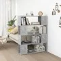 Betongraues Raumteilerregal 100x24x124 cm von , Bücherregale und Regale - Ref: Foro24-809192, Preis: 67,52 €, Rabatt: %