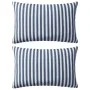 Cojines para exterior a rayas 60x40 cm azul marino 2 unidades de , Cojines - Ref: Foro24-132308, Precio: 33,96 €, Descuento: %