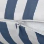 Striped outdoor cushions 60x40 cm navy blue 2 units by , Cushions - Ref: Foro24-132308, Price: 38,16 €, Discount: %