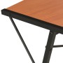 Schreibtisch mit schwarzem und braunem Regal 116x50x93 cm von vidaXL, Schreibtische - Ref: Foro24-20290, Preis: 48,41 €, Raba...