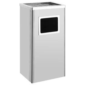Stainless steel trash can with ashtray 45 L by vidaXL, Garbage cans and trash cans - Ref: Foro24-51092, Price: 92,43 €, Disco...