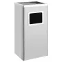 Stainless steel trash can with ashtray 45 L by vidaXL, Garbage cans and trash cans - Ref: Foro24-51092, Price: 92,43 €, Disco...
