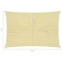 Toldo de vela beige HDPE 160 g/m² 4x5 m de , Sombrillas - Ref: Foro24-311133, Precio: 46,74 €, Descuento: %