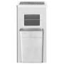 Stainless steel trash can with ashtray 45 L by vidaXL, Garbage cans and trash cans - Ref: Foro24-51092, Price: 98,53 €, Disco...
