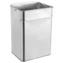Stainless steel trash can with ashtray 45 L by vidaXL, Garbage cans and trash cans - Ref: Foro24-51092, Price: 92,43 €, Disco...