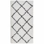PAMPLONA cremefarbener und schwarzer moderner Langflorteppich 80x150 cm von , Teppiche - Ref: Foro24-375361, Preis: 32,65 €, ...