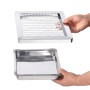 Papelera con cenicero de acero inoxidable 45 L de vidaXL, Cubos de la basura y papeleras - Ref: Foro24-51092, Precio: 98,42 €...