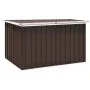 Brown garden storage box 149x99x93 cm by vidaXL, Outdoor storage boxes - Ref: Foro24-46268, Price: 115,59 €, Discount: %