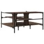 Brown oak engineered wood coffee table 100x100x48.5 cm by , Coffee table - Ref: Foro24-842315, Price: 79,74 €, Discount: %