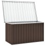 Brown garden storage box 149x99x93 cm by vidaXL, Outdoor storage boxes - Ref: Foro24-46268, Price: 114,55 €, Discount: %