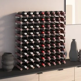 Botellero para 72 botellas madera maciza pino marrón by , Wine racks - Ref: Foro24-340894, Price: 143,08 €, Discount: %
