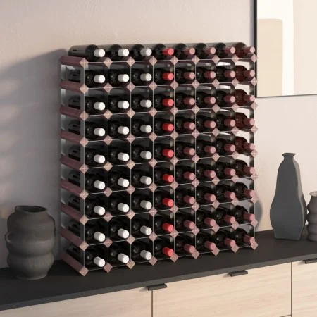 Botellero para 72 botellas madera maciza pino marrón by , Wine racks - Ref: Foro24-340894, Price: 143,08 €, Discount: %