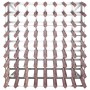 Weinregal für 72 Flaschen aus massiver Kiefer in Braun. von , Weinregale - Ref: Foro24-340894, Preis: 145,97 €, Rabatt: %