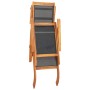 Tumbona de exterior de mandera maciza acacia y textileno de vidaXL, Tumbonas - Ref: Foro24-45958, Precio: 101,37 €, Descuento: %