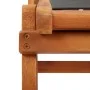 Outdoor lounger in solid acacia wood and textilene by vidaXL, Loungers - Ref: Foro24-45958, Price: 100,19 €, Discount: %