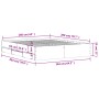 Cama con cajones madera de ingeniería roble ahumado 160x200 cm de , Camas y somieres - Ref: Foro24-3207263, Precio: 203,49 €,...