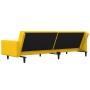 Zweiplätziges Schlafsofa mit zwei gelben Samtkissen. von , Sofas - Ref: Foro24-375822, Preis: 274,44 €, Rabatt: %