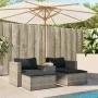Set Gartensofas und Kissen 5 Stück synthetisches Rattan Akaziengrau von , Outdoor-Sofas - Ref: Foro24-365726, Preis: 318,96 €...