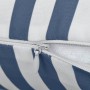 Cojines para exterior a rayas 45x45 cm azul marino 4 unidades de , Cojines - Ref: Foro24-132307, Precio: 56,97 €, Descuento: %
