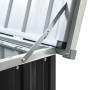 Caja de almacenaje para jardín gris antracita 171x99x93 cm