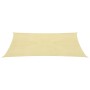Beige HDPE sail awning 160 g/m² 5x7 m by , Umbrellas - Ref: Foro24-311137, Price: 61,38 €, Discount: %