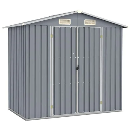 Grauer verzinkter Gartenpavillon 205x129x183 cm von vidaXL, Schuppen - Ref: Foro24-46298, Preis: 255,23 €, Rabatt: %