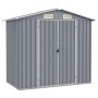 Cobertizo de jardín acero galvanizado gris 205x129x183 cm by vidaXL, Sheds - Ref: Foro24-46298, Price: 258,43 €, Discount: %