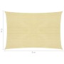 Toldo de vela beige HDPE 160 g/m² 6x8 m de , Sombrillas - Ref: Foro24-311140, Precio: 96,09 €, Descuento: %
