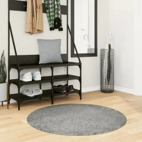 Modern long pile shaggy rug PAMPLONA green Ø 100 cm by , Rugs - Ref: Foro24-375310, Price: 26,68 €, Discount: %