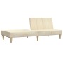 2-Sitzer-Schlafsofa aus cremefarbenem Stoff von , Sofas - Ref: Foro24-375868, Preis: 246,51 €, Rabatt: %