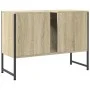 Bathroom sink cabinet engineered wood Sonoma oak 80x33x60 cm by , Dressing tables - Ref: Foro24-842462, Price: 54,32 €, Disco...