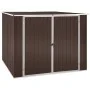 Cobertizo de jardín acero galvanizado marrón 195x198x159 cm de vidaXL, Cobertizos - Ref: Foro24-46256, Precio: 251,62 €, Desc...