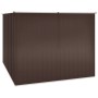 Brauner Gartenschuppen aus verzinktem Stahl, 195 x 198 x 159 cm von vidaXL, Schuppen - Ref: Foro24-46256, Preis: 256,42 €, Ra...
