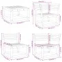Gartensofa-Set 5-teilig aus massivem Douglasienholz von , Gartensets - Ref: Foro24-3216918, Preis: 405,75 €, Rabatt: %