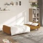 Sofá cama de 2 plazas terciopelo marrón de , Sofás - Ref: Foro24-375945, Precio: 263,89 €, Descuento: %