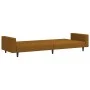 Sofá cama de 2 plazas terciopelo marrón de , Sofás - Ref: Foro24-375945, Precio: 263,89 €, Descuento: %