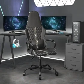 Gaming-Stuhl mit Massagefunktion, aus synthetischem Leder in Tarn- und Schwarzfarben. von , Gaming-Stühle - Ref: Foro24-34556...