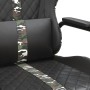 Silla gaming con masaje cuero sintético color camuflaje y negro by , Gaming chairs - Ref: Foro24-345567, Price: 105,57 €, Dis...